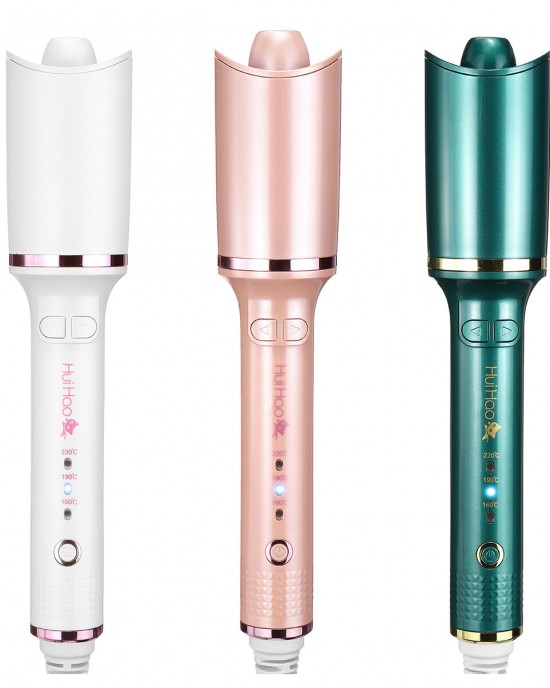 Fully Automatic Spiral Electric Rotating Curling Iron Temperature Digital Display Hair Curler Muti  speed Temperature Control Curling Iron
