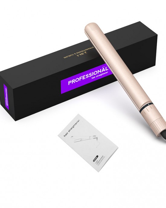 Tooca 2in1 Hair Curling Straighting Iron Safe Portable Hair Curler 15S Fast Heat Up Five stage Temperature Adjustable Tooca 2in1 Hair Curling Straighting Iron Safe Portable Hair Curler 15S Fast Heat Up Five stage Temperature Adjustable
