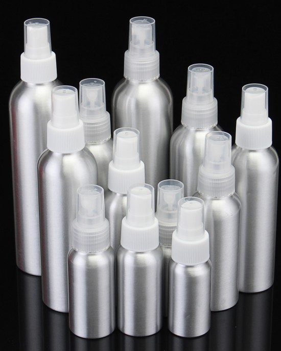 30ml 250ml Empty Aluminum Metal Spray Bottle Transparent White Fine Mist Spray Head Portable Sprayer 30ml 250ml Empty Aluminum Metal Spray Bottle Transparent White Fine Mist Spray Head Portable Sprayer