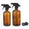250 500ML Amber Glass Spray Bottles Sprayer Trigger For Aromatherapy Dispenser