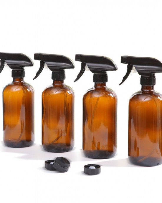 500ml Amber Glass Spray Refillable Bottles Water Sprayer 500ml Amber Glass Spray Refillable Bottles Water Sprayer