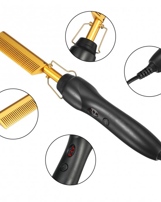 Hair Straightener Flat Irons Straightening Brush Hot Heating Comb Hair Straight Styler Corrugation Curling Iron Hair Curler Comb Hair Straightener Flat Irons Straightening Brush Hot Heating Comb Hair Straight Styler Corrugation Curling Iron Hair Curler Comb