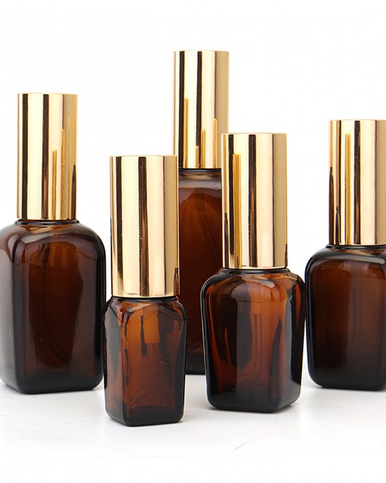 5pcs Amber Glass Liquid Reagent Pipette Bottles for Essential Oil Perfume Toner 5pcs Amber Glass Liquid Reagent Pipette Bottles for Essential Oil Perfume Toner