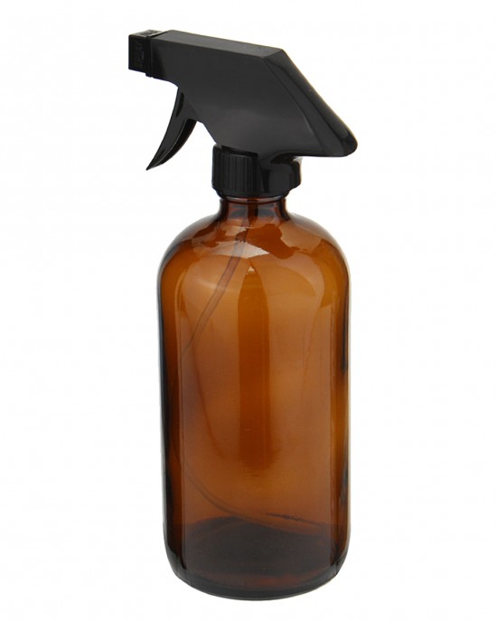 250 500ML Amber Glass Spray Bottles Sprayer Trigger For Aromatherapy Dispenser