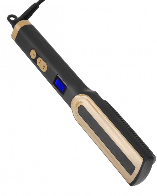 2 In 1 Electric Hair Straightener Straight Hair Brush Ceramic Comb Beauty Styling Tool