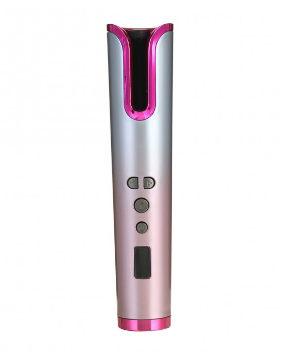 Intelligtent Automatic Curling Iron HD LCD Display Temperature Time Adjustment Hair Curler Rechargeable Portable Curling Iron Intelligtent Automatic Curling Iron HD LCD Display Temperature Time Adjustment Hair Curler Rechargeable Portable Curling Iron