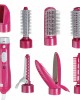 7 in 1 Multifunctional Electric Hair Dryer Styling Set 2 Heating Setting Variable Heat Control Hair Beauty Kits Strong Power Electric Hair Styling Brush Comb