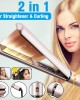Tooca 2in1 Hair Curling Straighting Iron Safe Portable Hair Curler 15S Fast Heat Up Five stage Temperature Adjustable Tooca 2in1 Hair Curling Straighting Iron Safe Portable Hair Curler 15S Fast Heat Up Five stage Temperature Adjustable