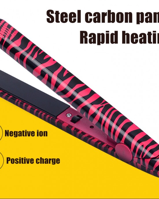 2 In 1 Portable Ceramic Ionic Flat Iron Hair Straightener Curling Curler 2 In 1 Portable Ceramic Ionic Flat Iron Hair Straightener Curling Curler