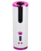 USB Rechargeable Cordless Auto  rotating Hair Curler Hair Waver Curling Iron with LCD Temp Display