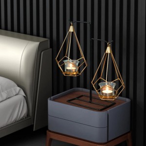 Nordic Modern Minimalist Style Double Hanging Basket Hydroponic Office Desk Decoration Ornaments for Home Office