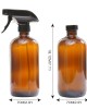 500ml Amber Glass Spray Refillable Bottles Water Sprayer 500ml Amber Glass Spray Refillable Bottles Water Sprayer