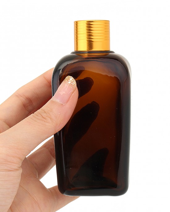 5Pcs Amber Glass Bottles Liquid Reagent Pipette Eye Dropper for Essential Oil Perfume