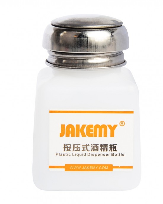 JAKEMY JM  Z10 120ml Liquid Alcohol Press Empty Clear Bottle Liquid Dispenser Bottle Portable Plastic Liquid Dispenser Bottle Pumping Bottle
