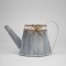 2 PCS Pastoral Simulation Flower Ornaments Wrought Iron Flower Pots Dining Table Potted Ornaments  Color  Grey