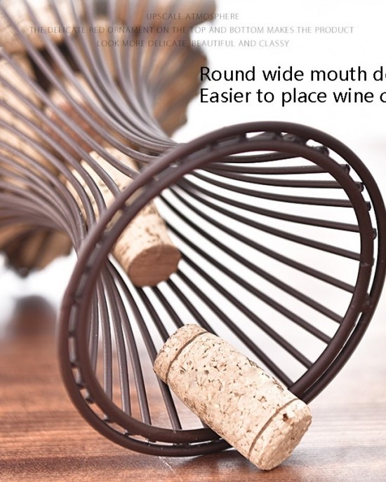 Wine Stopper Storage Basket Home Decoration Kitchen Table Dried Flower Decoration Matte Bronze Small Wine Stopper Storage Basket Home Decoration Kitchen Table Dried Flower Decoration Matte Bronze Small
