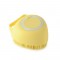 4 PCS Multifunctional Silicone Household Bath Brush  Heart Shaped Yellow
