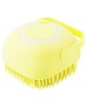 4 PCS Multifunctional Silicone Household Bath Brush Square Yellow 4 PCS Multifunctional Silicone Household Bath Brush Square Yellow
