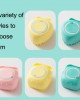 4 PCS Multifunctional Silicone Household Bath Brush Square Yellow 4 PCS Multifunctional Silicone Household Bath Brush Square Yellow