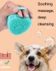 4 PCS Multifunctional Silicone Household Bath Brush Square Blue 4 PCS Multifunctional Silicone Household Bath Brush Square Blue