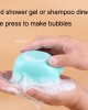 4 PCS Multifunctional Silicone Household Bath Brush Square Blue 4 PCS Multifunctional Silicone Household Bath Brush Square Blue