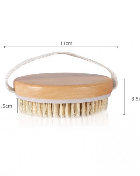 PPR Soft Bead Handleless Massage Bristle Bath Brush