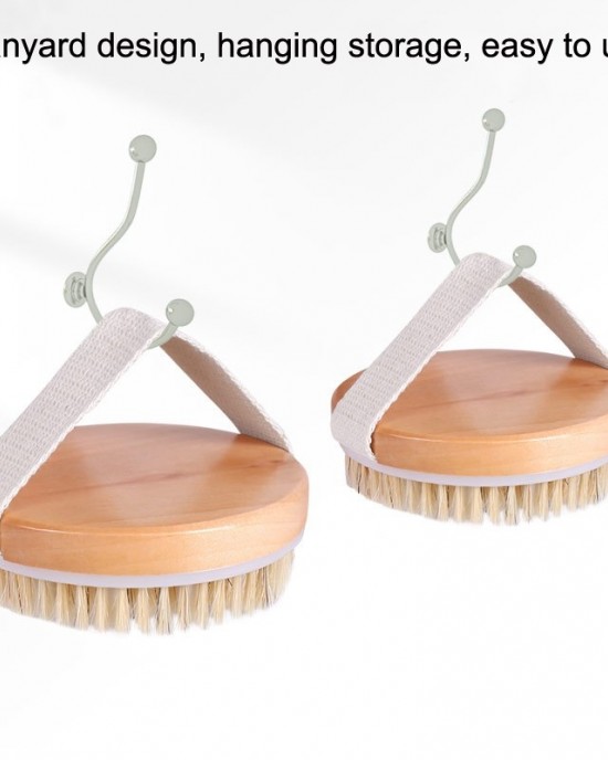 PPR Soft Bead Handleless Massage Bristle Bath Brush