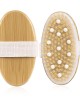 PPR Soft Beaded Boar Bristle Handleless Oval Massage Bath Brush PPR Soft Beaded Boar Bristle Handleless Oval Massage Bath Brush