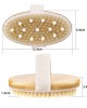 PPR Soft Beaded Boar Bristle Handleless Oval Massage Bath Brush PPR Soft Beaded Boar Bristle Handleless Oval Massage Bath Brush