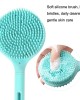 Silicone Massage Long Handle Double Sided Bath Brush Silicone Massage Long Handle Double Sided Bath Brush