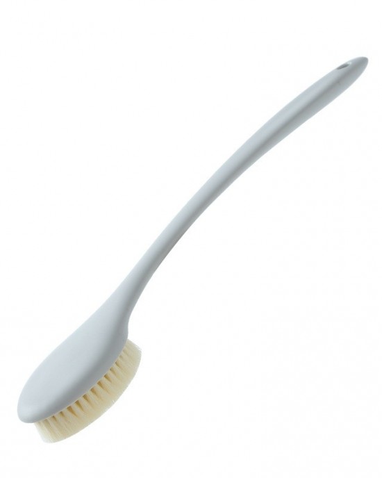 Long Handle Soft Hair Bathing Brush Nylon Hair Massage Brush Grey Long Handle Soft Hair Bathing Brush Nylon Hair Massage Brush Grey