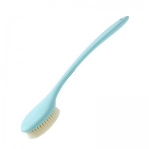 Long Handle Soft Hair Bathing Brush Nylon Hair Massage Brush  Blue
