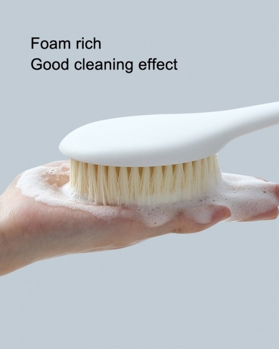 Long Handle Soft Hair Bathing Brush Nylon Hair Massage Brush Grey Long Handle Soft Hair Bathing Brush Nylon Hair Massage Brush Grey