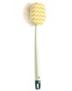 SW076 Double Side Bath Brush Disassembly Long Handle Soft Nylon Brush  Color  Green Bath Cloth
