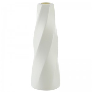 Simple Style Living Room Flower Vase Arrangement Dried Flower Soft Decoration  Milk White