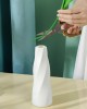 Simple Style Living Room Flower Vase Arrangement Dried Flower Soft Decoration Milk White Simple Style Living Room Flower Vase Arrangement Dried Flower Soft Decoration Milk White