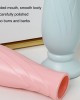 Petal Shaped Simple Drop  Proof PE Vase Imitation Porcelain Home Decoration Ornaments  Pink