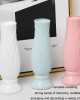 Petal Shaped Simple Drop  Proof PE Vase Imitation Porcelain Home Decoration Ornaments  Pink