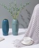 Durable Drop  Proof And Crack  Proof Thickened PE Dried Flower Ornaments Imitation Glaze Living Room Flower Arrangement Vase  Light Green