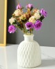 Drop Resistant PE Potted Plant Vase Colorful Imitation Porcelain Decorative Arrangement For Wet And Dry Use Milk White Drop Resistant PE Potted Plant Vase Colorful Imitation Porcelain Decorative Arrangement For Wet And Dry Use Milk White