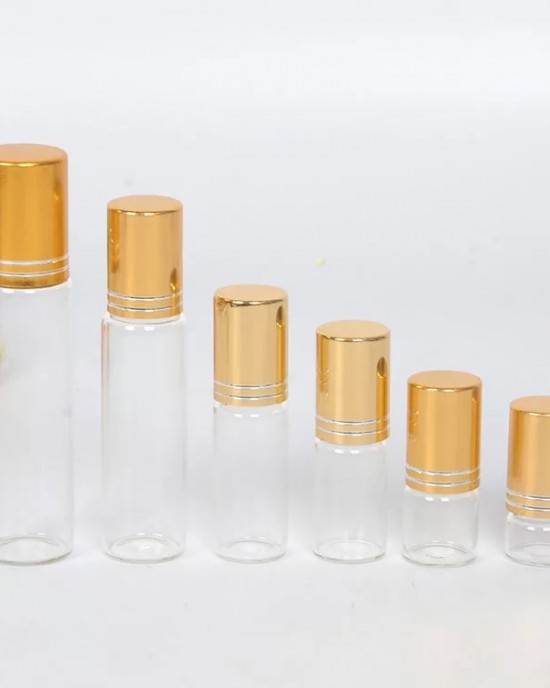5PCS 1ml 2ml 3ml 5ml 10ml Amber Thin Glass Roll Metal Roll on Bottle Sample Test Essential Oil Vials Transparent Glass Ball 5PCS 1ml 2ml 3ml 5ml 10ml Amber Thin Glass Roll Metal Roll on Bottle Sample Test Essential Oil Vials Transparent Glass Ball