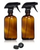 250 500ML Amber Glass Spray Bottles Sprayer Trigger For Aromatherapy Dispenser