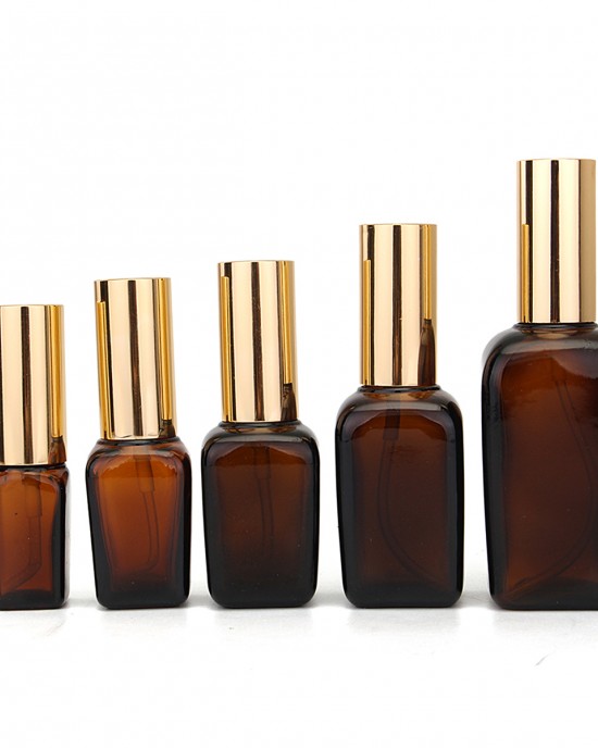 5pcs Amber Glass Liquid Reagent Pipette Bottles for Essential Oil Perfume Toner 5pcs Amber Glass Liquid Reagent Pipette Bottles for Essential Oil Perfume Toner