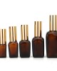 5pcs Amber Glass Liquid Reagent Pipette Bottles for Essential Oil Perfume Toner 5pcs Amber Glass Liquid Reagent Pipette Bottles for Essential Oil Perfume Toner