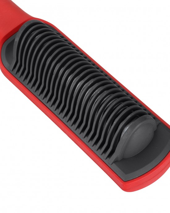 2 In 1 Electric Hair Straightener Straight Hair Brush Ceramic Comb Beauty Styling Tool