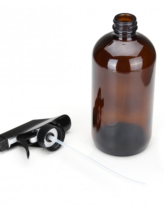 500ml Amber Glass Spray Refillable Bottles Water Sprayer 500ml Amber Glass Spray Refillable Bottles Water Sprayer