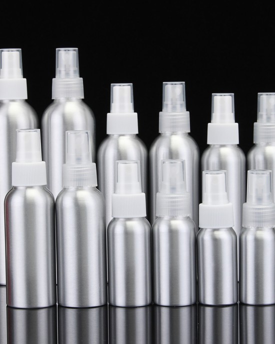 30ml 250ml Empty Aluminum Metal Spray Bottle Transparent White Fine Mist Spray Head Portable Sprayer 30ml 250ml Empty Aluminum Metal Spray Bottle Transparent White Fine Mist Spray Head Portable Sprayer