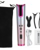 Intelligtent Automatic Curling Iron HD LCD Display Temperature Time Adjustment Hair Curler Rechargeable Portable Curling Iron Intelligtent Automatic Curling Iron HD LCD Display Temperature Time Adjustment Hair Curler Rechargeable Portable Curling Iron