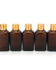 5Pcs Amber Glass Bottles Liquid Reagent Pipette Eye Dropper for Essential Oil Perfume