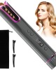 Portable Automatic Hair Curler Rechargeable Cordless LCD Display Curling Iron Corrugation Rotating Temperature Setting Hair Styler